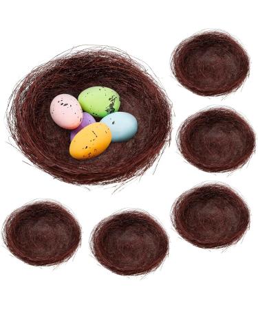 Besportble 100 Stk Simulated Vogel-Nest - Handgemachte Vogelh user f r M rcheng rten Rustikales Wohnambiente & kologisches Osternest aus Hanfseide - Buy Online on SooperMarket.com