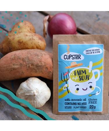 Mill & Folks Cupster Instant Farm Style Soup 10pack (10x22g) | Vegan & Gluten-Free - Buy Online on SooperMarket.com