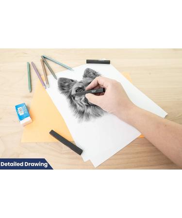 Pacific Arc Compressed Charcoal Sticks Soft 12 Pack - Ideal for Drawing, Sketching, and Shading - Buy Online on SooperMarket.com