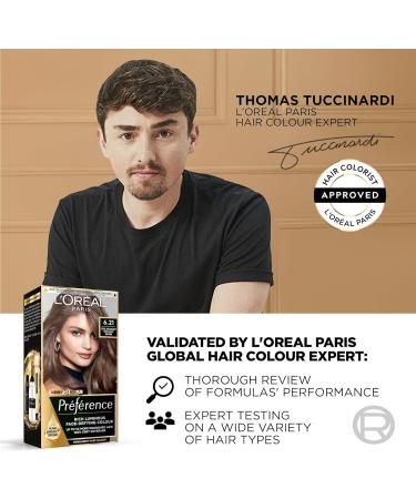 L'Oreal Paris Preference Hair Dye Long Lasting Luminous Permanent Hair Colour 6.21 Zurich (Packaging may vary) ZURICH 6.21 - Buy Online on SooperMarket.com