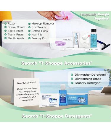 Eco Botanics Hotel Toiletries Bulk Set | All-In-One Kit Amenities for Hotels | Travel Size Shampoo, Conditioner, Body Wash, Lotion & Bar Soap | 75 Pieces - Buy Online on SooperMarket.com