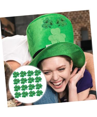 STOBOK 1 Set 20 Pcs Patch St Patricks Day Patches Leaf Embroidered Hot Melt Adhesive Film Clothing - Buy Online on SooperMarket.com