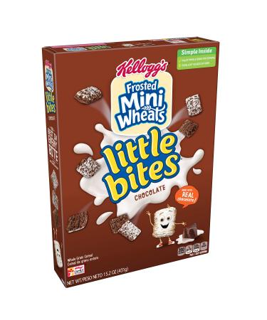 Kellogg's Breakfast Cereal, Frosted Mini-Wheats, Strawberry, Low Fat, Excellent Source of Fiber, 15.5 oz Box