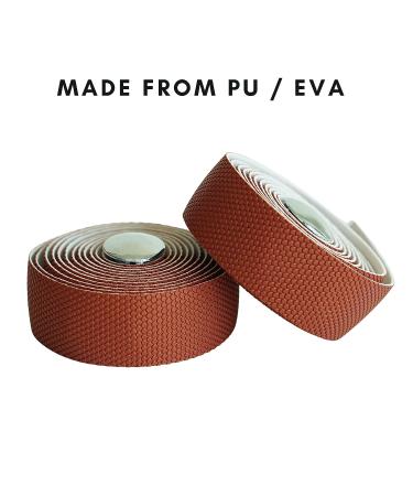 Vincita Comfort Road Bike Handlebar Tape - Pu and Eva Material - Shock Absorbing - Brick Color - Buy Online on SooperMarket.com