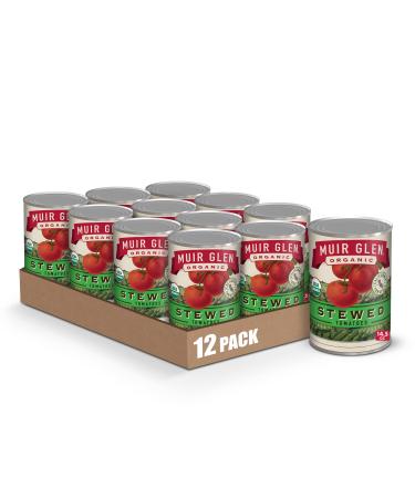 Muir Glen, Organic Stewed Tomatoes, 14.5 oz (Pack of 12) Stewed Tomatoes 14.5 Ounce (Pack of 12)