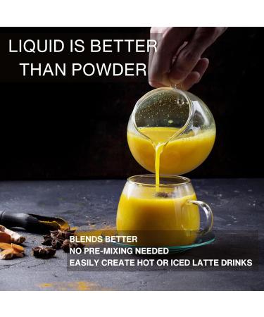 Cafe Collective Turmeric Golden Milk Latte Concentrate 1000ML - All-Natural Vegan-Friendly with Black Pepper Activation - Buy Online on SooperMarket.com