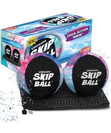 The ultimate jumping ball - water -jumping ball (2 -pack) create permanent memories with your friends and family on the beach lake or pool - ideal for all age groups Black - splatter