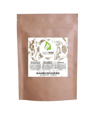 Buy Premium Bamboo Fiber 400g | Low Carb Flour | GreatVita Value Pack | High-Quality Bamboo Powder for Baking & Cooking - Buy Online on SooperMarket.com