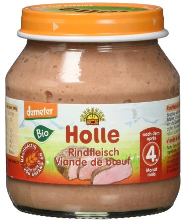 Holle Organic Beef pack of 6 (6 x 125 g) Beef 125 g (pack of 6)