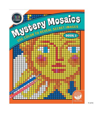 MindWare Color by Number Mystery Mosaics: (Book 1)