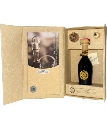 Traditional Balsamic Vinegar of Reggio Emilia PDO - Oro (Gold Label) - More Than 25 Years - Selected by PARMAshop - Buy Online on SooperMarket.com
