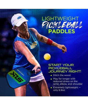 Selkirk Sport SLK Latitude Pickleball Paddle - G4 Graphite Face with Polymer Rev-Core | Lightweight Design | USA-Designed | Lakeside Lime - Buy Online on SooperMarket.com