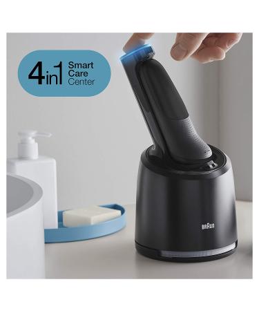 Braun Series 7 7075cc Electric Razor for Men - Waterproof Foil Shaver, Wet & Dry Shave with Beard Trimmer, Rechargeable - Includes Clean & Charge SmartCare Center and Leather Travel Case - Black - Buy Online on SooperMarket.com