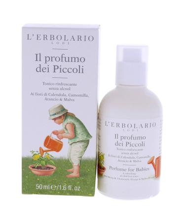 L'Erbolario Perfume for Babies - Refreshing Alcohol-Free Toner - Clean Fragrance of Orange Blossom - Maintains The Softness of Very Delicate Skin - Prevents The Risk of Skin Dehydration - 1.6 Oz