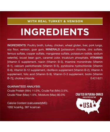 Purina ONE SmartBlend True Instinct Adult Canned Wet Dog Food Variety Pack - Turkey & Chicken 12 ct. 13 oz (Pack of 12) Gravy - Best for Dogs - Buy Online on SooperMarket.com