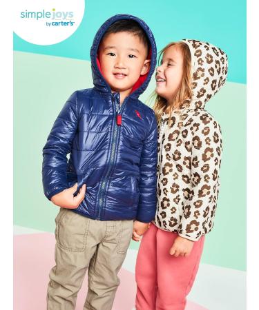Simple Joys by Carter's Boys' Puffer Jacket - 18 Months Navy - Buy Online on SooperMarket.com