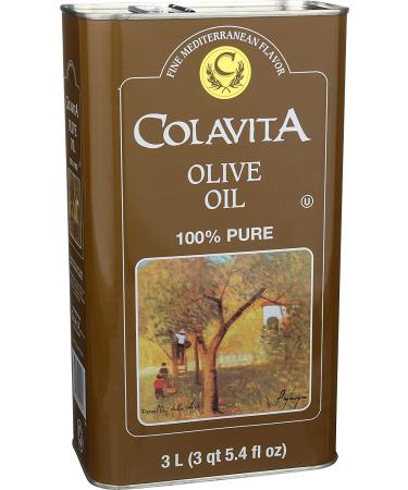 Colavita Olive Oil Tin - 101.4 fl oz | Premium Extra Virgin Olive Oil - Buy Online on SooperMarket.com