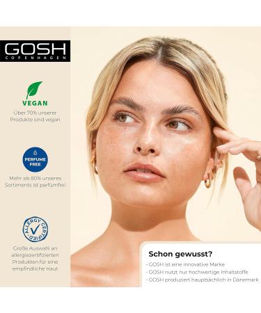 Gosh Cream Contour Shape Up Stick | Vegan Contouring & Defined Face | Built-in Sponge | Allergy Certified - Perfume-Free | 001 Fair-Medium - Buy Online on SooperMarket.com