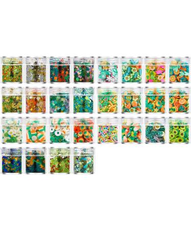 4 Bottles Colorful 3D Nail For Women's Making Crafts Add A Touch Of Personal To Your Nail Nail Decorations For Parties Rich Green Orange - Buy Online on SooperMarket.com
