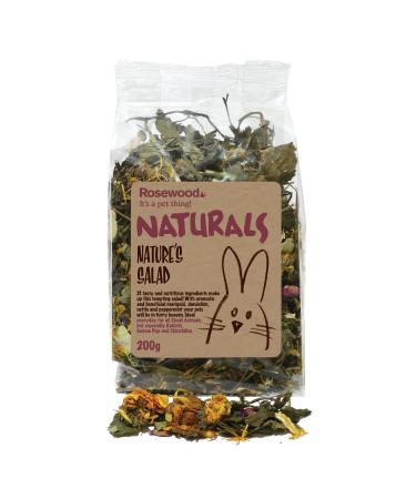 Rosewood Naturals Nature s Salad Rabbit Treats & Small Animal Treats 200g