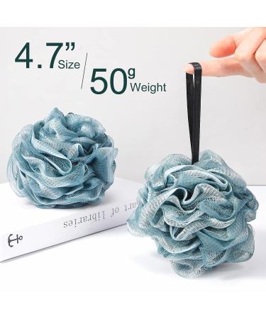 24 Pcs Soft Net Body Scrubber Sponge Balls - Bath Shower Loofahs Bulk for Kids, Men, and Women - Buy Online on SooperMarket.com
