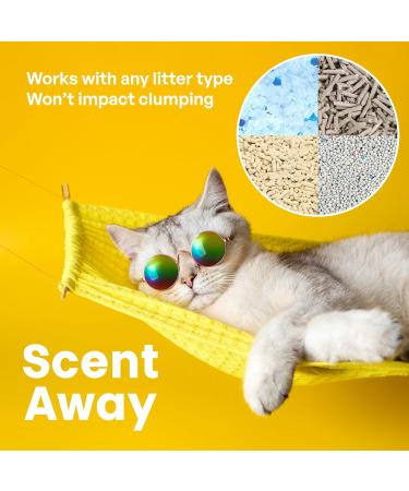 SCENT AWAY Cat litter Deodorizer Litter Box Odor Eliminator | Fragrance Free Cat Litter Deodorizer with ACTIVE CARBON | Eliminates Cat Odors and Smells to Keep Your Home Fresh and Clean (Pack of 1) 310.52 ml (Pack of 1) - Buy Online on SooperMarket.com