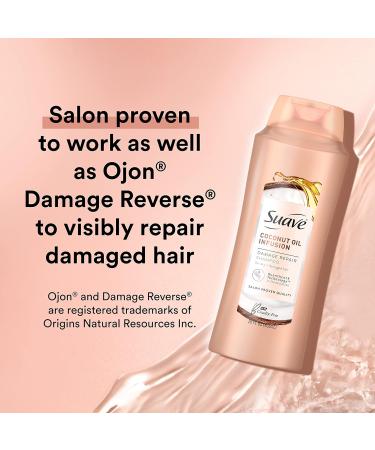 Suave Professionals Coconut Oil Damage Repair Shampoo + Conditioner 28 fl oz - Pack of 4 - Buy Online on SooperMarket.com