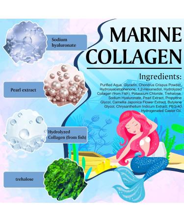 Natural Marine Collagen & Hyaluronic Acid Eye Masks - 18 Pairs Anti-Aging Pads for Dark Circles & Swollen Eyes - Buy Online on SooperMarket.com
