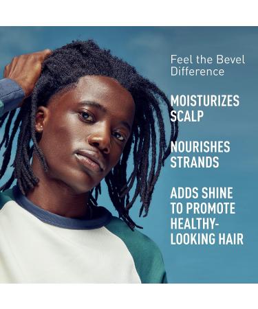Bevel Essentials 3-in-1 Hair & Scalp Styling Oil for Curly Hair - Tea Tree, Jojoba & Jamaican Black Castor Oil - 3.4 fl oz | Father's Day Gift - Buy Online on SooperMarket.com