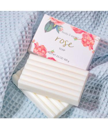 BODY & EARTH Rose Bath Spa Gift Set - 5 Piece Box for Women | Pamper & Relax with Soap, Shower Gel, Body Butter, and Lotion | Ideal Birthday & Christmas Gifts for Her - Buy Online on SooperMarket.com