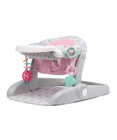 Summer Learn-to-Sit Stages 3-Position Floor Seat, Sweet-and-Sour Pink  Sit Baby Up to See The World  Baby Activity Seat is Adjustable  Includes Toys and Tray