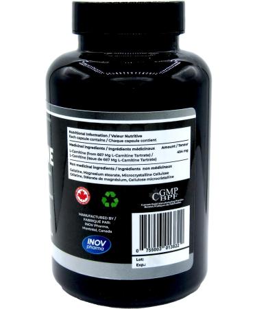 Vegan friendly Carnitine capsules 667mg 180 count to boost muscle recovery repair tissue performance and delay fatigue during physical activity. - Buy Online on SooperMarket.com