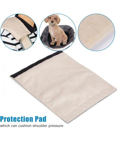 Ownpet Large Dog Carrier Bag - Sling Design for Dogs up to 11kg - Adjustable Shoulder Pads - Perfect for Outdoor Adventures - Beige - Buy Online on SooperMarket.com