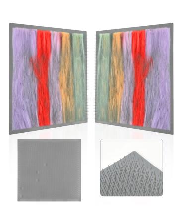 2 Piece Wool Blending Cloth 9.84 X9.84 inch Blending Board for Fiber Carding Cloth for Wool Blending Board Supplies for Needle Felting Wool
