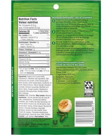 Knorr Pasta Seasoning for an easy delicious pasta sauce Roasted Garlic & Herbs no artificial flavours 22 g 24 count - Buy Online on SooperMarket.com