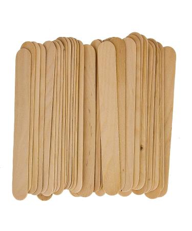 Dukal 100 Large Wax Waxing Wood Body Hair Removal Sticks Applicator Spatula