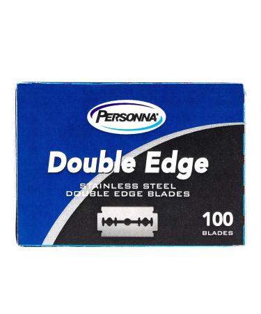 Personna DE Double Edge Razor Blades - 100 Count Pack of 1 | Best Quality Blades for Smooth Shave - Buy Online on SooperMarket.com
