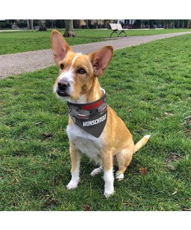 Printplanet Dog Scarf with Custom Name - Watchdog-2 Design Size M - Personalized Dog Accessories - Buy Online on SooperMarket.com