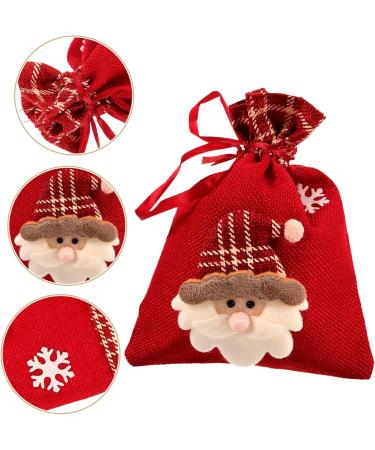 OFFSCH 3pcs Christmas Candy Bag Storage Bags Candy Bags Christmas Container Bag Cloth Small - Buy Online on SooperMarket.com