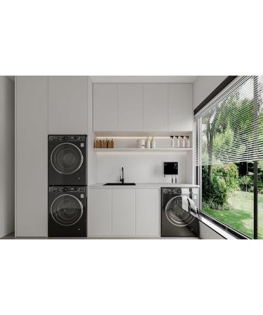 Ozone Laundry Washer System - Dual Outlets Stainless Sprayer & Blue Hose - Eco-Friendly Cleaning Solution - Buy Online on SooperMarket.com