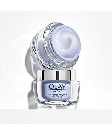 Olay Overnight Face Mask Gel - Firming Moisturizer with Vitamin A & Hyaluronic Acid - 1.7 Fl Oz - Buy Online on SooperMarket.com