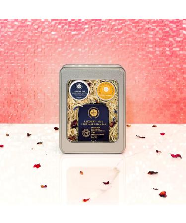 Luxury Skincare Gift Box | Moisturising & Gentle Hand Cream Bar | Luxurious Lip Balm | Hydrating Body Butter | Gift For All Occasions Luxury No.1 Gift Set - Buy Online on SooperMarket.com