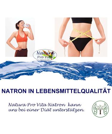 Pure E500II Natura Pro Vita Natron - 2kg Aluminum-Free Vegan Soda Powder for Dental Care Cooking Baking Cleaning & Body Care | International Shipping Available - Buy Online on SooperMarket.com