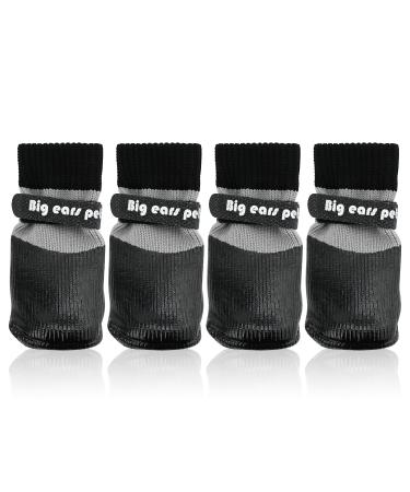 Valicaer Paw Protector Dog Boots Set of 4 Dog Shoes for Injured Paws Silicone Anti Slip Dog Paw Protectors Adjustable Socks Shoes for Small Medium Large Dogs Soft and Waterproof Dog Booties