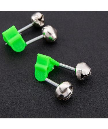40PCS Fishing Rod Alarm Bells with Dual Alert Bells - Loud Sound Bite Indicators for Sea Rods - Buy Online on SooperMarket.com
