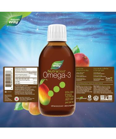 NutraSea Mango Health Supplement 200 Milliliter Mango 200 ml (Pack of 1) - Buy Online on SooperMarket.com