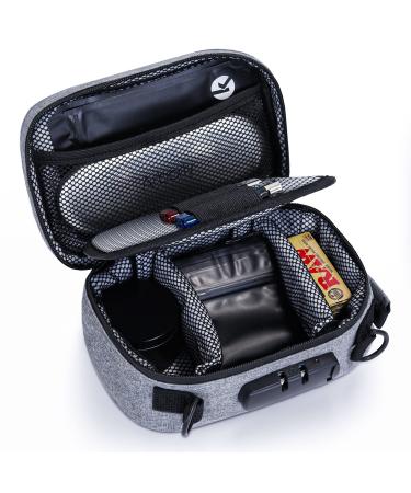 Discrete Smell Proof Odorless Bag with Easy Use Combination Lock - The Perfect Stash Box, Medicine Container and Storage Case for Your Accessories That Blocks Out Smells and Strong Odors