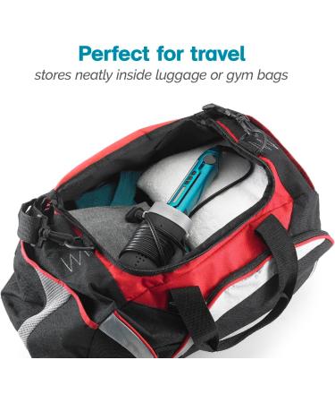 Polder High-Heat Silicone Hot Sleeve Cover for Flat Iron & Curling Iron - Portable Organizer for Travel & Home Use - Black - Buy Online on SooperMarket.com