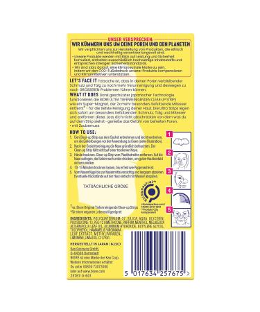 Buy Biore Deep Cleansing Nose Clear-Up Strips with Witch Hazel | Remove Deep Blackheads | Pack of 2 (12 Strips) - Fast International Shipping - Buy Online on SooperMarket.com