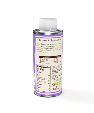 La Tourangelle Thyme & Rosemary Oil - Pack of 3 (750 ml) | Premium Culinary Oil for Cooking & Dressings - Buy Online on SooperMarket.com